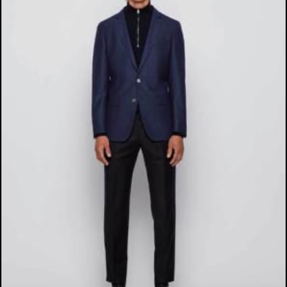 Hugo Boss Jacket in Micro Patterned Fabric